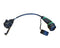 Type 1 til type 2 overgang/adapter - 32A/1-fas  - Elbilgrossisten